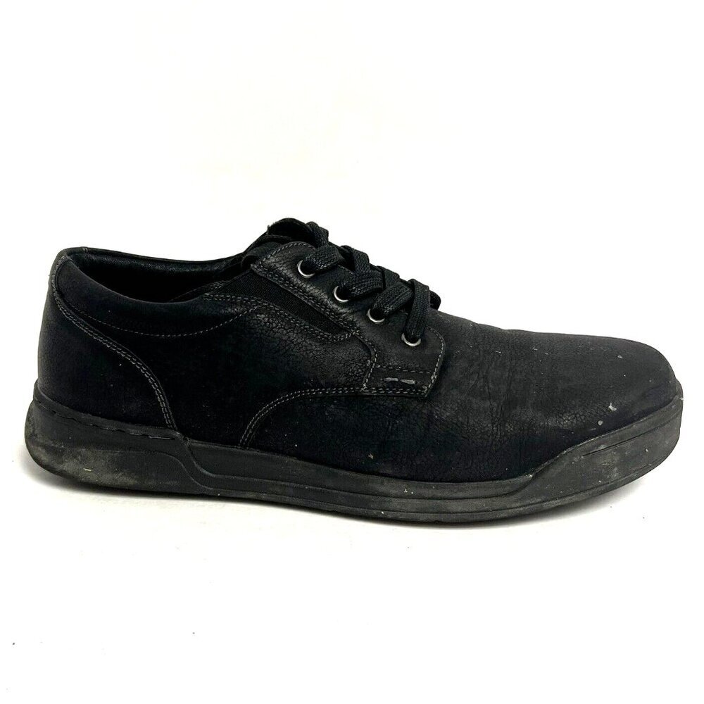 Nunn Bush Men's Tour Work Plain Toe Oxford Black, Size 9.5W